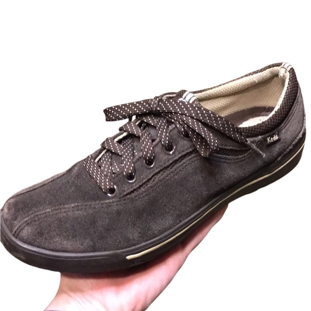 Keds Brown Suede Lace-Up Sneaker